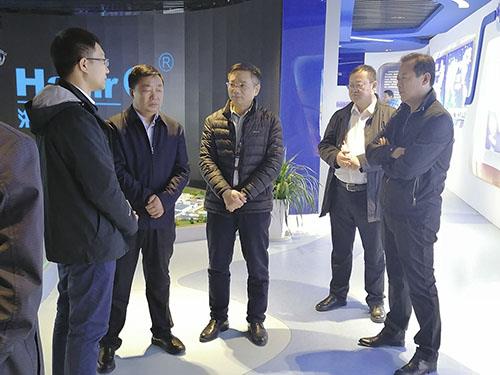 黑河市愛輝區黨政考察團到集團考察調研