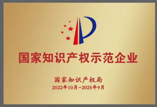 祝賀！集團獲評2022年度國家知識產(chǎn)權(quán)示范企業(yè)