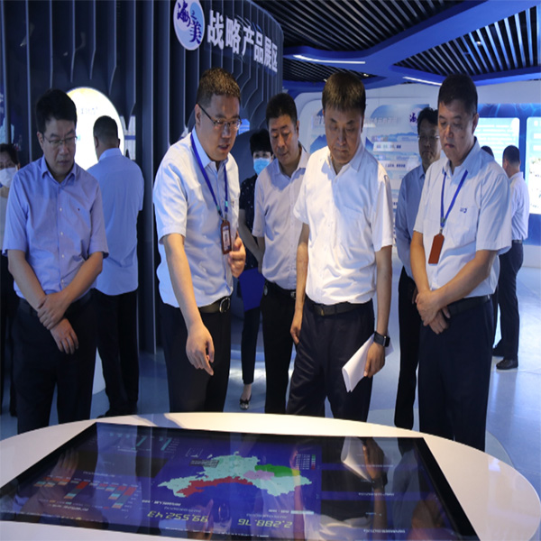 青島市人大常委會副主任張建剛一行到集團調(diào)研